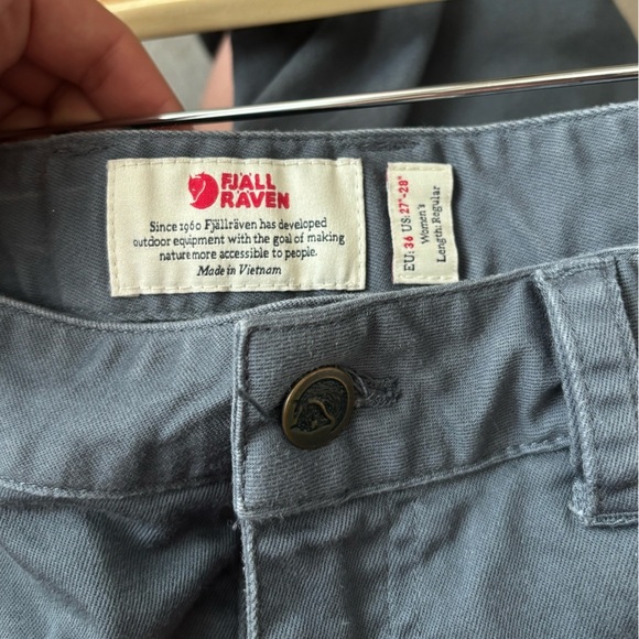 Fjallraven High Coast Stretch Trousers Outdoor Dusk Grey size 27-28” EU 34 - Picture 8 of 12